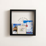 NEW! Globe travel memory box frame