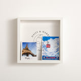 NEW! Globe travel memory box frame