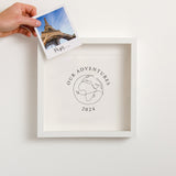 NEW! Globe travel memory box frame