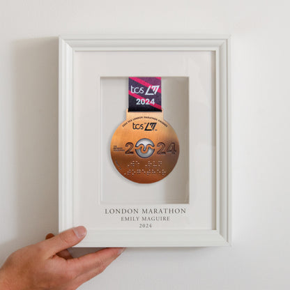 Personalised medal frame