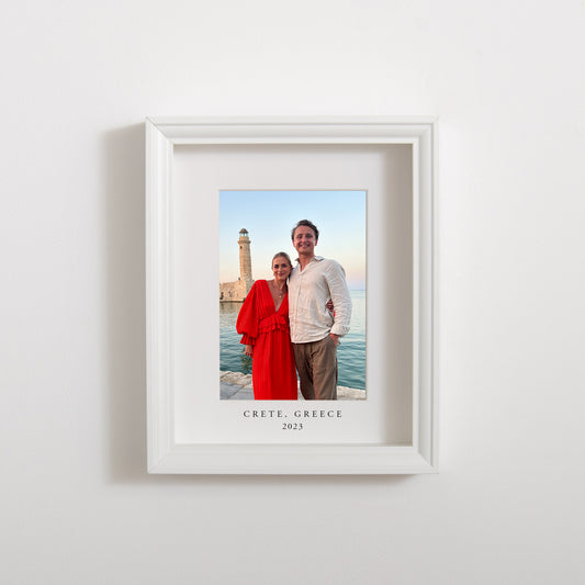 Personalised photo frame