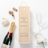 NEW! Personalised couple bottle box