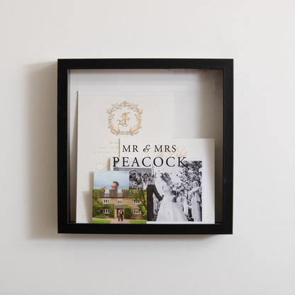 NEW! Wedding keepsake memory box frame