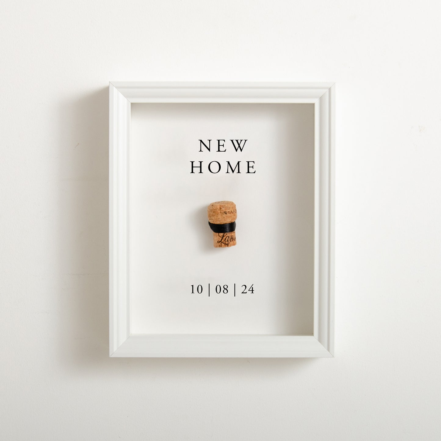 First toast new home cork saver frame