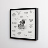 NEW! Wedding guest book photo frame