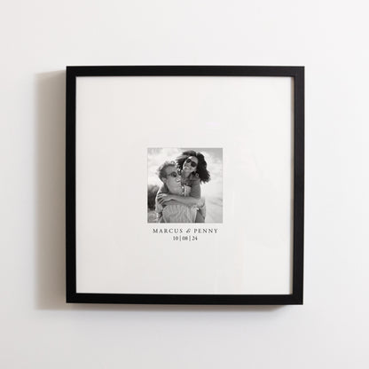 Wedding guest book photo frame