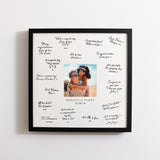 NEW! Wedding guest book photo frame