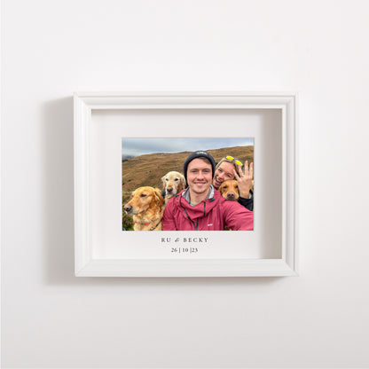 Personalised photo frame