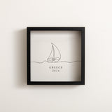 NEW! Adventures sailing boat memory box