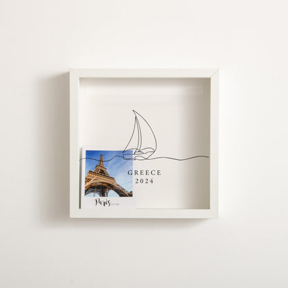 Adventures sailing boat memory box