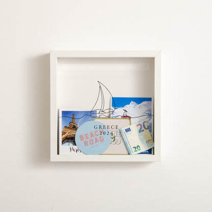 Adventures sailing boat memory box