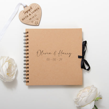 Wedding guest book scrapbook