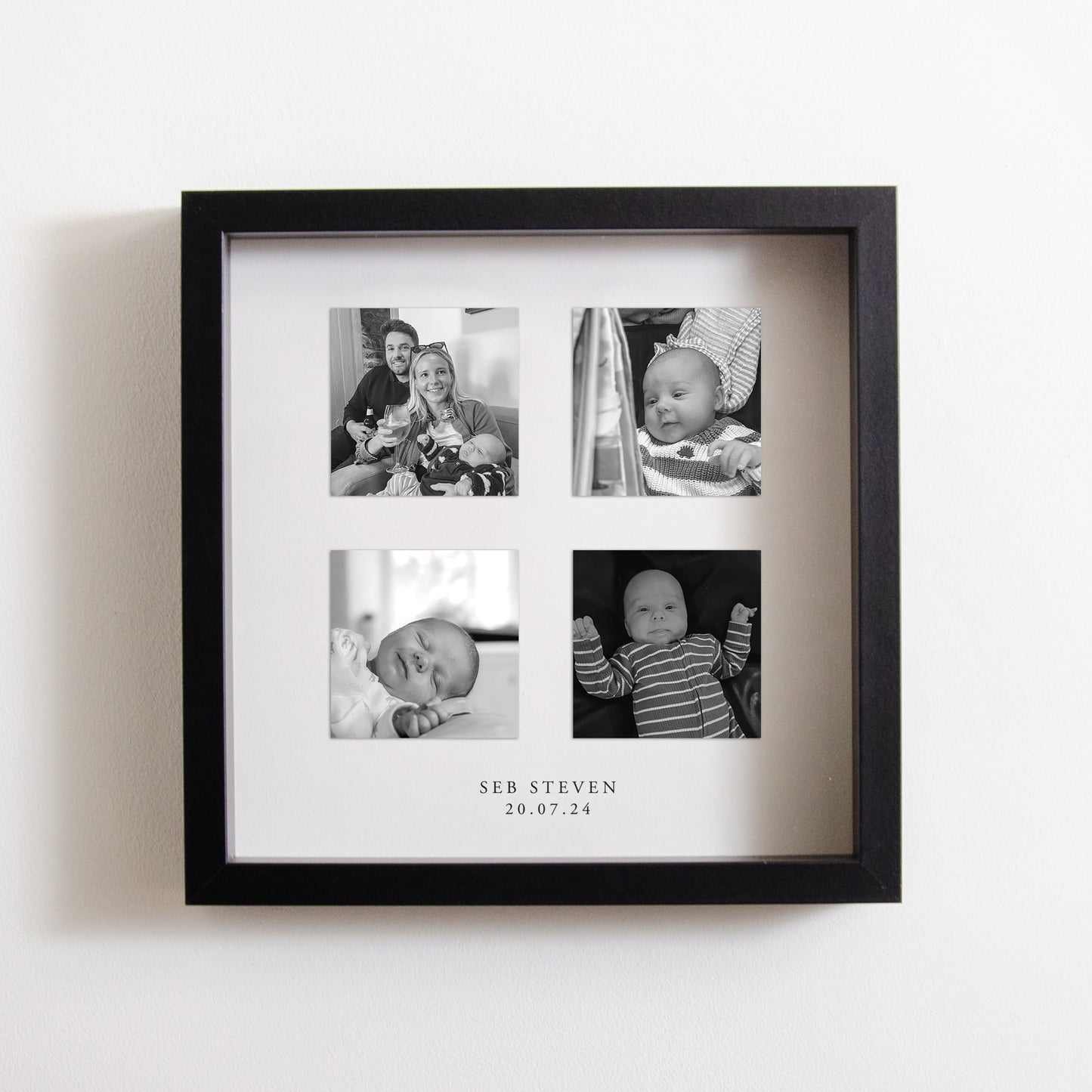 Personalised photo collage frame