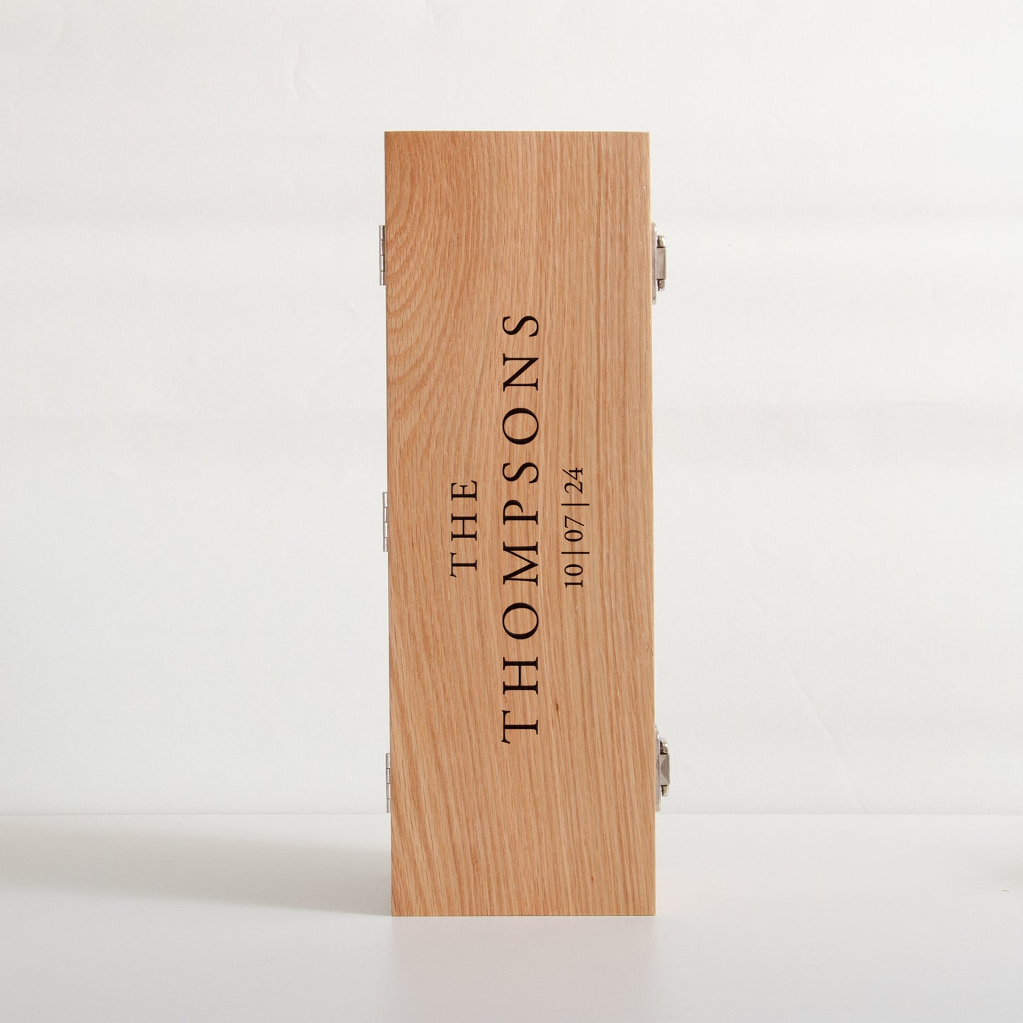 Personalised premium wedding bottle box