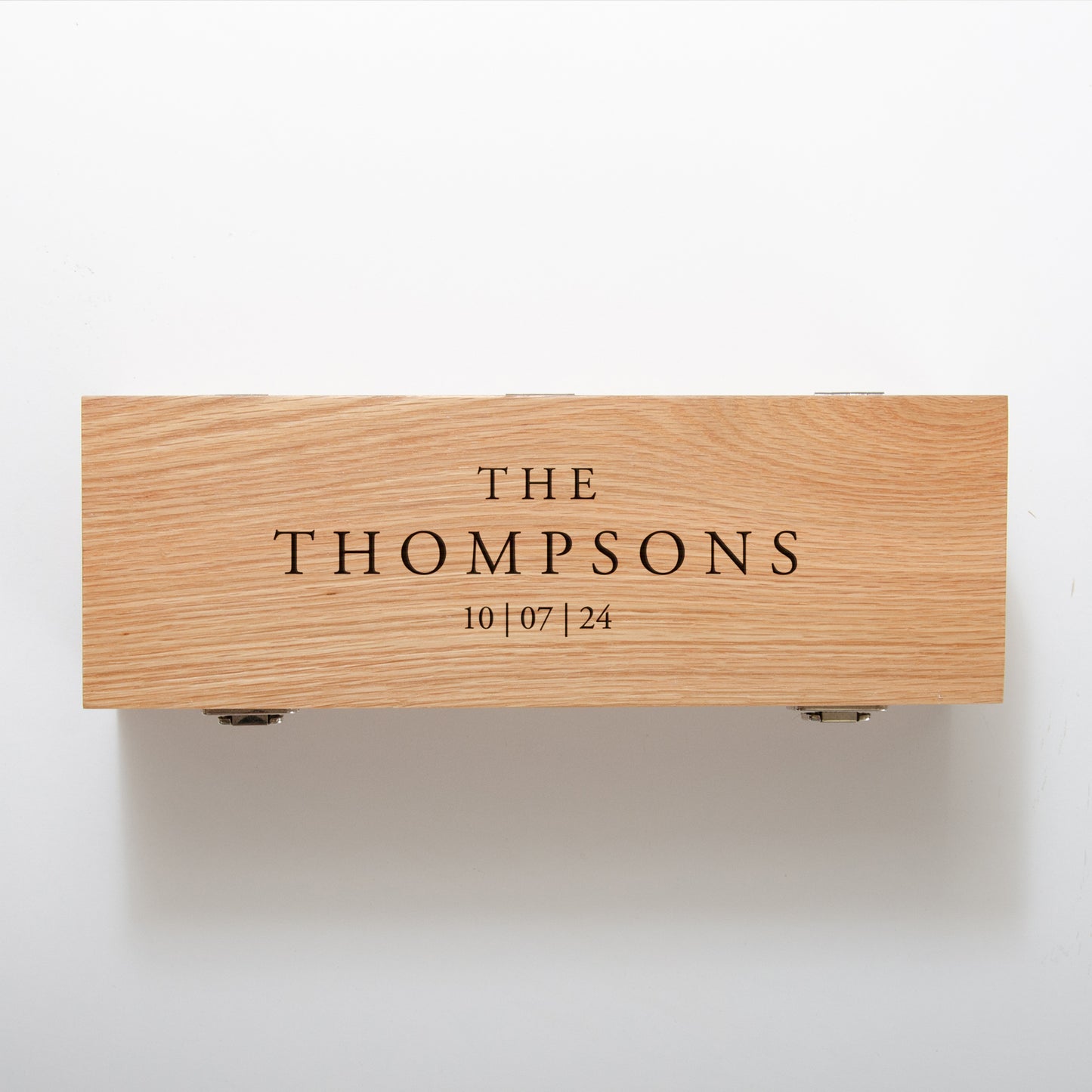 Personalised premium wedding bottle box