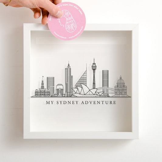 Sydney skyline memory box frame