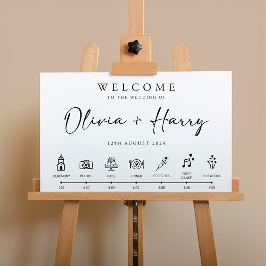 Order of the day welcome sign