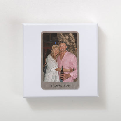 NEW! Personalised metal photo wallet gift