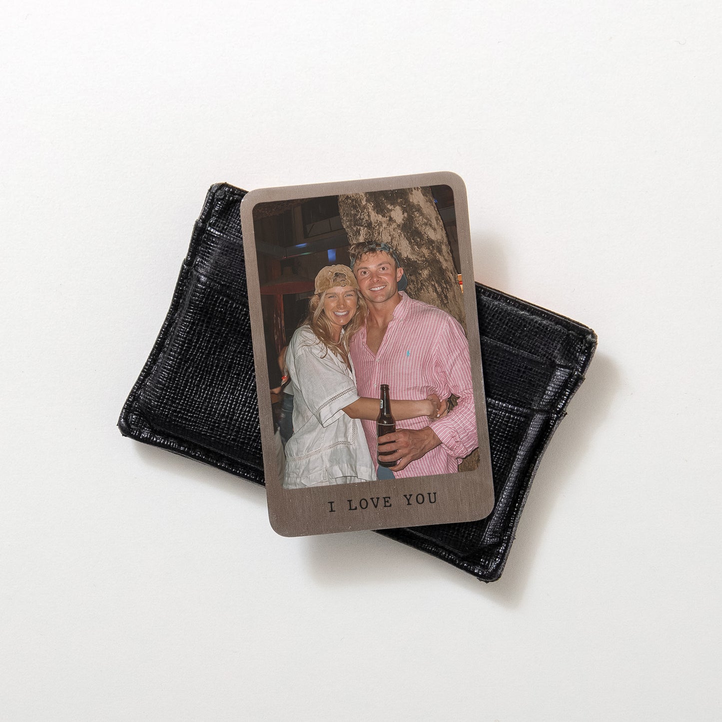 NEW! Personalised metal photo wallet gift