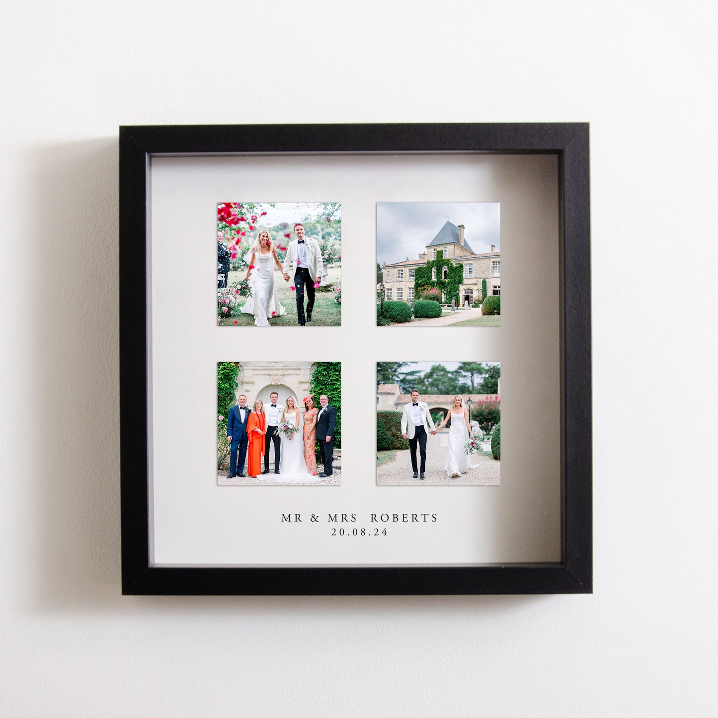 Personalised photo collage frame