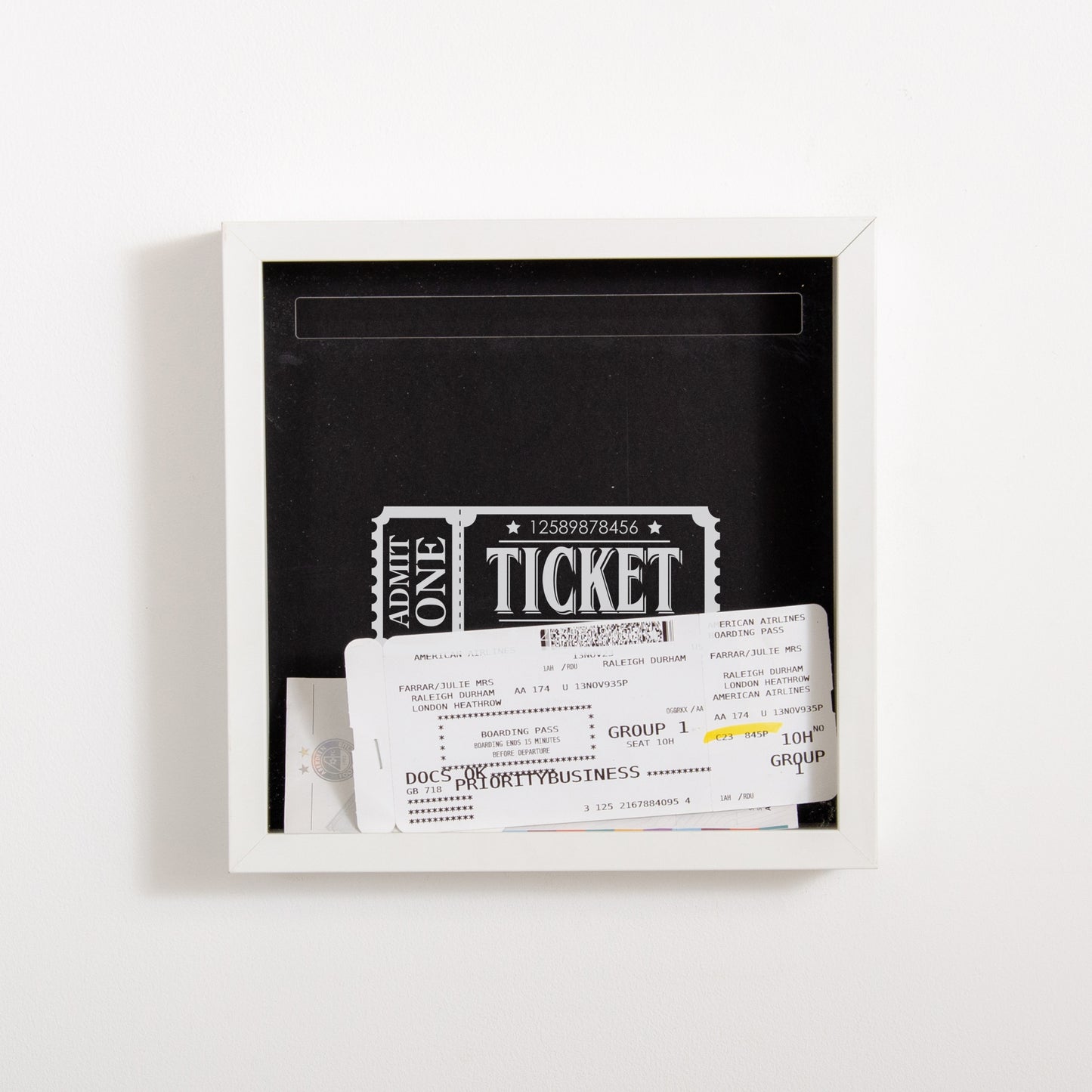 Ticket memory box