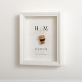 NEW! Wedding cork saver frame