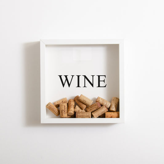 Wine cork collector frame