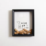 NEW! Wine cork collector frame