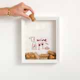 NEW! Wine cork collector frame