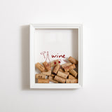 NEW! Wine cork collector frame