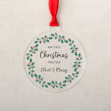 NEW! Our first Christmas together bauble