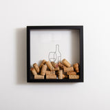 NEW! Wine bottle cork collector frame