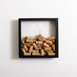 NEW! Wine bottle cork collector frame