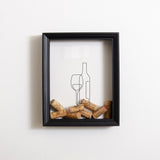 NEW! Wine bottle cork frame