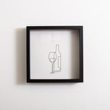 NEW! Wine bottle cork collector frame