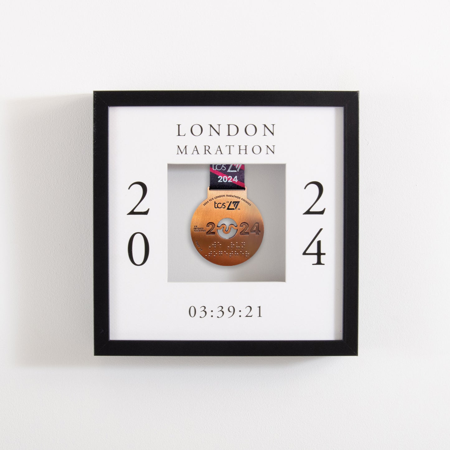 Personalised medal frame