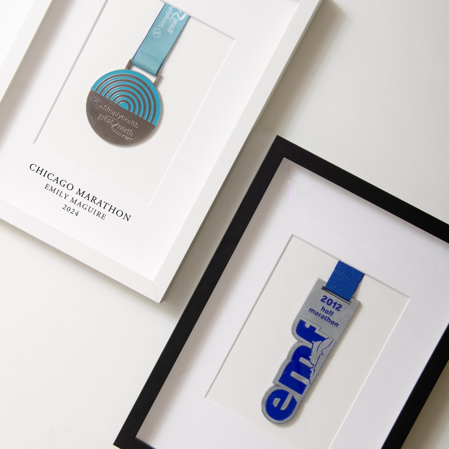 Personalised medal frame