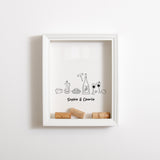 NEW! Mediterranean wine cork collector frame