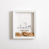 NEW! Mediterranean wine cork collector frame