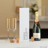 NEW! Personalised personalised white bottle box