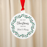 NEW! Our first Christmas together bauble