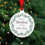 NEW! Our first Christmas together bauble