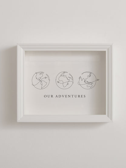 Adventures globe memory box