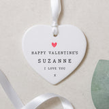 NEW! Happy Valentine's love heart ornament