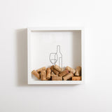 NEW! Wine bottle cork collector frame