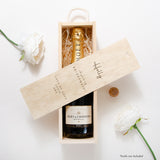 Bridesmaid, Maid of Honour bottle gift box