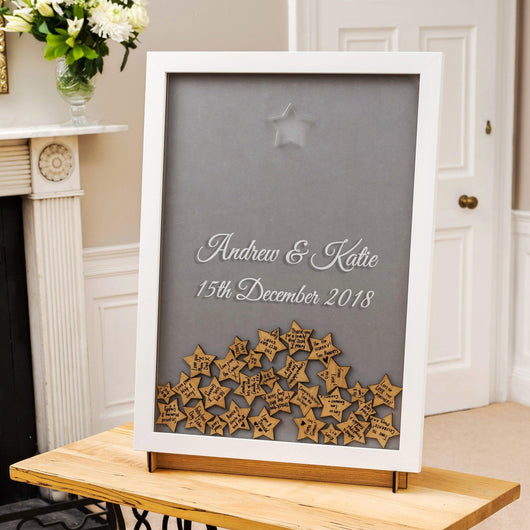 Wedding guest book dropbox frame – Stag Design