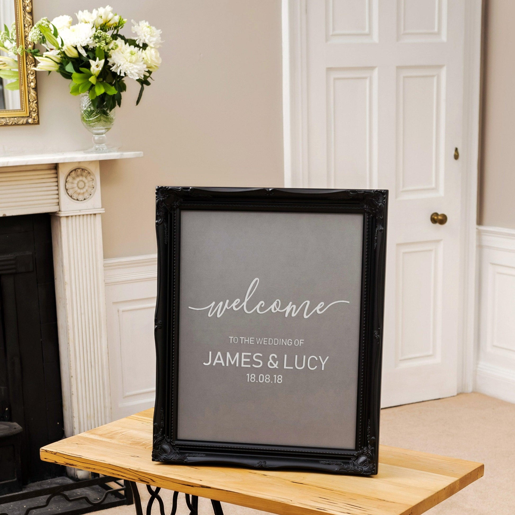 Personalised Welcome Sign - Stag Design