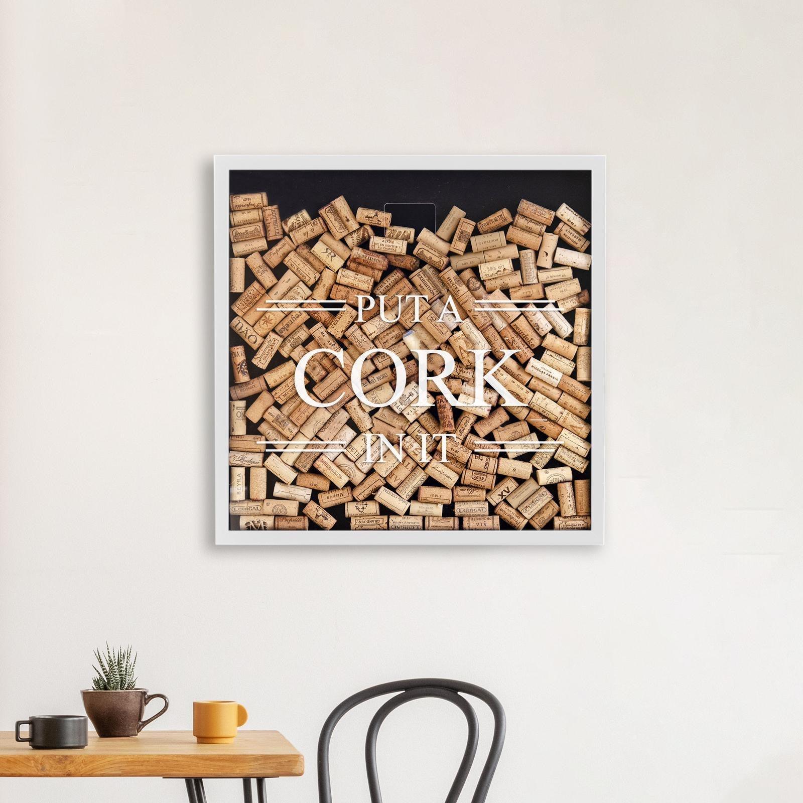 Extra large cork memory box frame - Stag Design