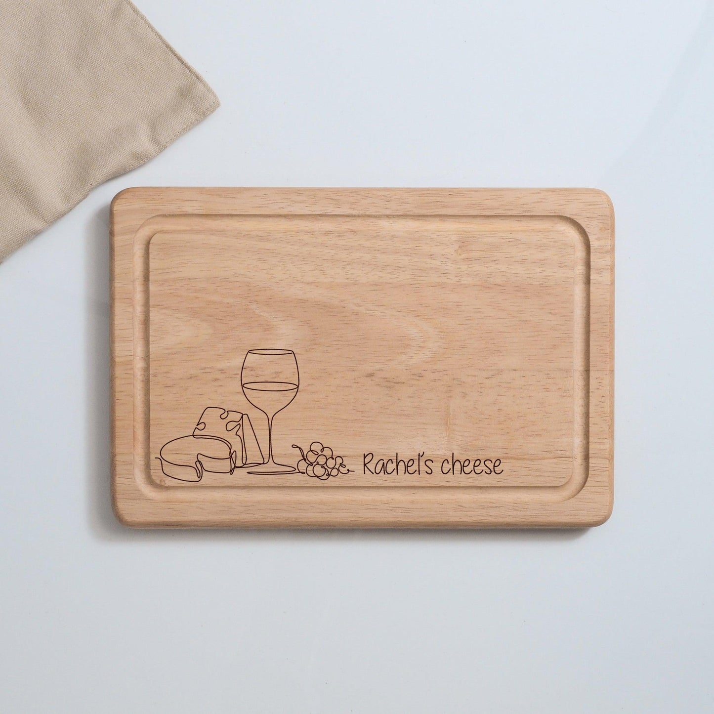 Personalised cheese board - Stag Design